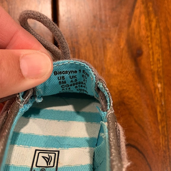 Speedy Topsider Silver/Gray Toddler size 5m - Picture 4 of 4